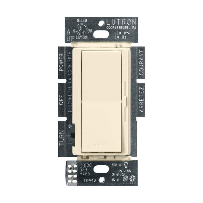 Lutron Diva LED+ Dimmer DVCL-153P – 150W LED / 600W Incandescent Single-Pole/3-Way Dimmer Switch, Preset Paddle