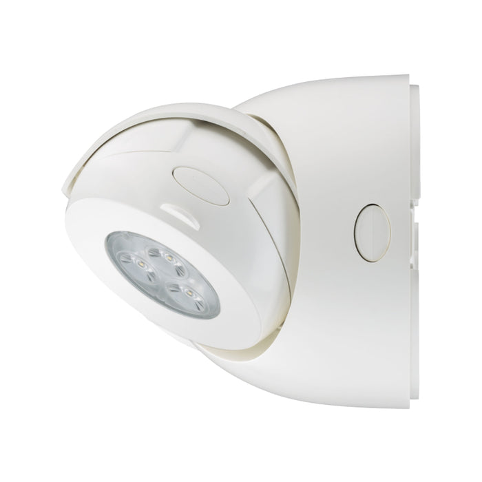 Lithonia ELMRE Quantum LED Adjustable Emergency Remote Light Head, Twin Heads, 550lm