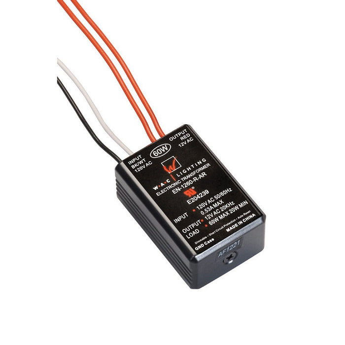 WAC 60W Non-Enclosed Electronic Transformer