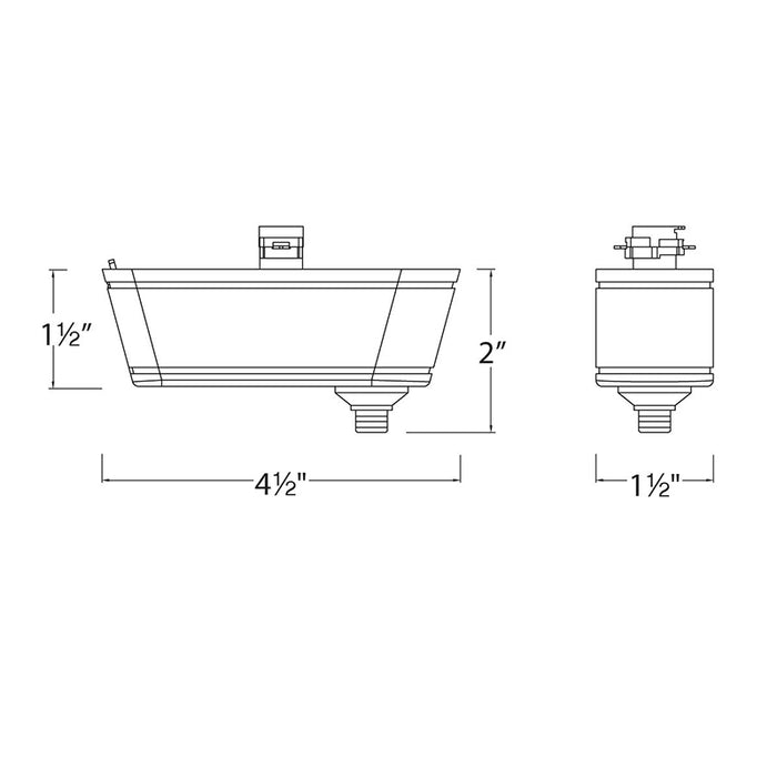 WAC EN-HQ50AR H Track Quick Connect Adapter