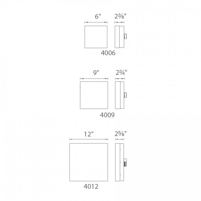 WAC Dice 9" LED Flush Mount