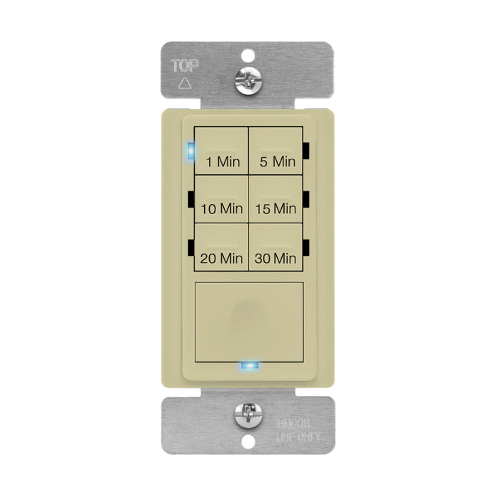 Enerlites HET06A-R 30 Minutes 7-Button Preset Light Timer Switch