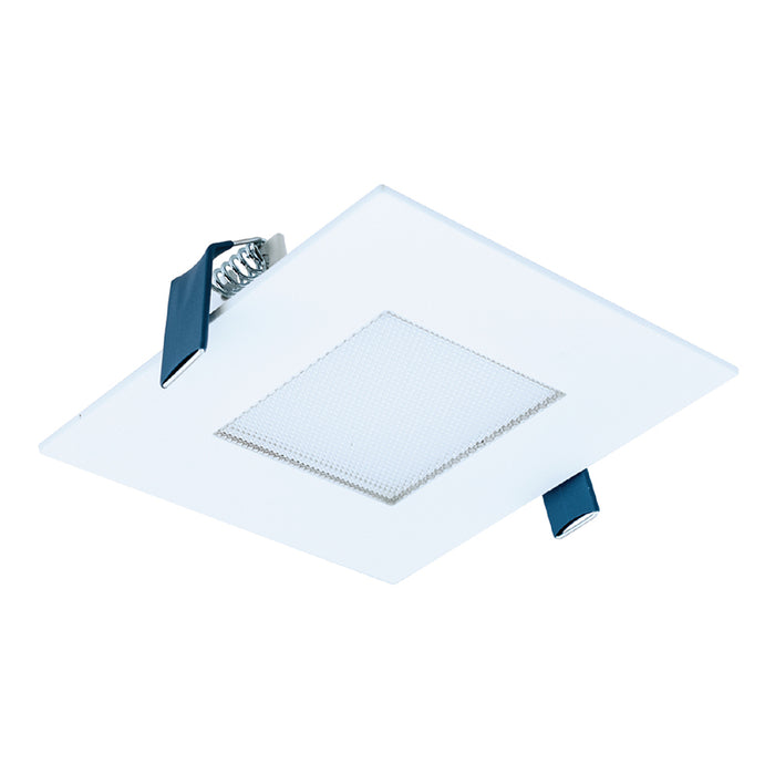 Halo HLB4SP 4" LED Square Lens Downlight with Remote Driver/Junction Box, CCT Selectable