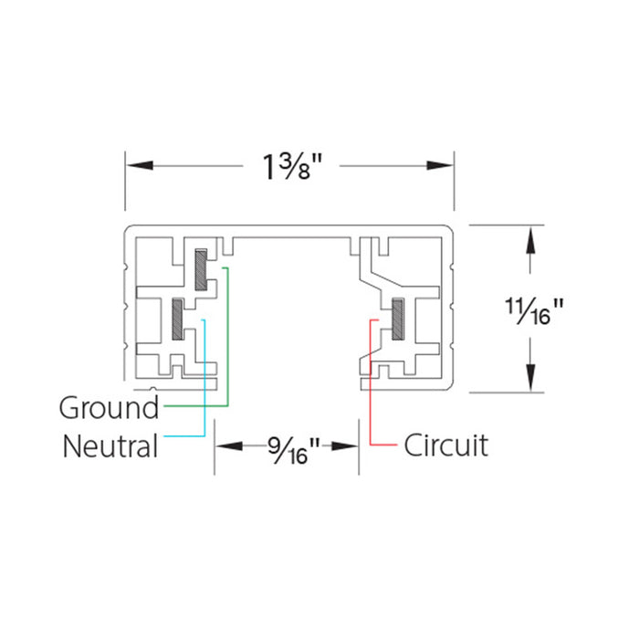 WAC HT H Track "T" Connector