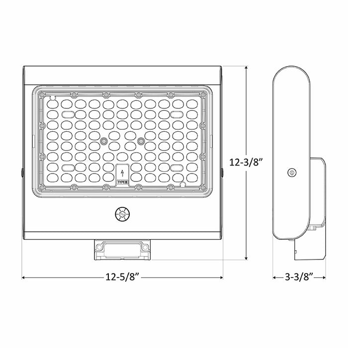 Westgate LFX 50W/80W/100W/150W LED Flood Light, 5000K, 480V