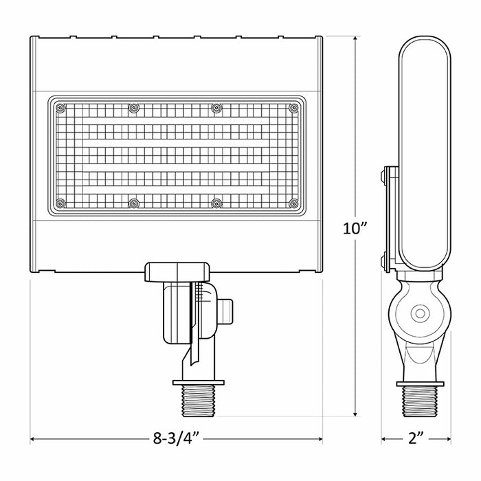Westgate LFX-MD 15W/20W/30W/50W LED Medium Flood Light with Knuckle