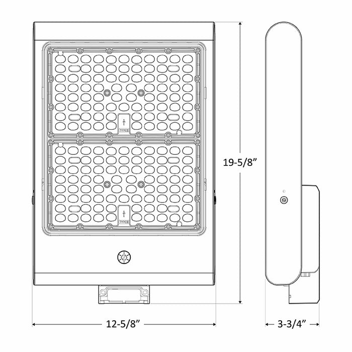 Westgate LFX XL 150W/200W/240W/300W Selectable, LED Flood Light, Up to 44000 Lumens, 120-277V