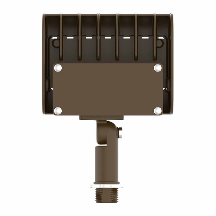 Westgate LFX-XS 15W LED Extra Small Flood Light with Knuckle,  1950 Lumens, 0-10V Dimming, 120-277V, Dark Bronze