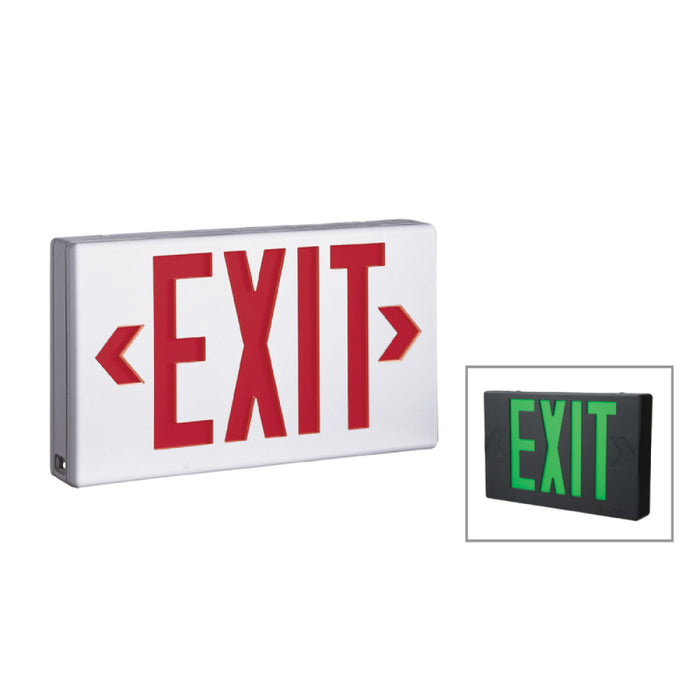 Sure-Lites LPX7SD LED Exit Sign, Self-Powered, Self-diagnostic, Single and Double Face