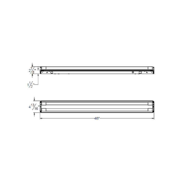 Westgate LRSL 4-ft LED-Ready Strip Light, Pack of 6