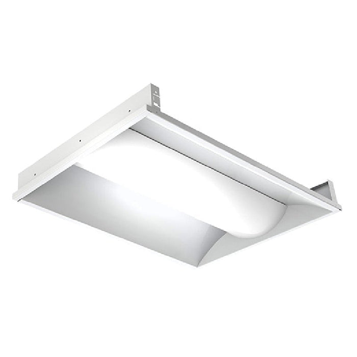 Westgate LTR 2x2 40W LED Center Basket Troffer Light with Perforated Basket, 4000K