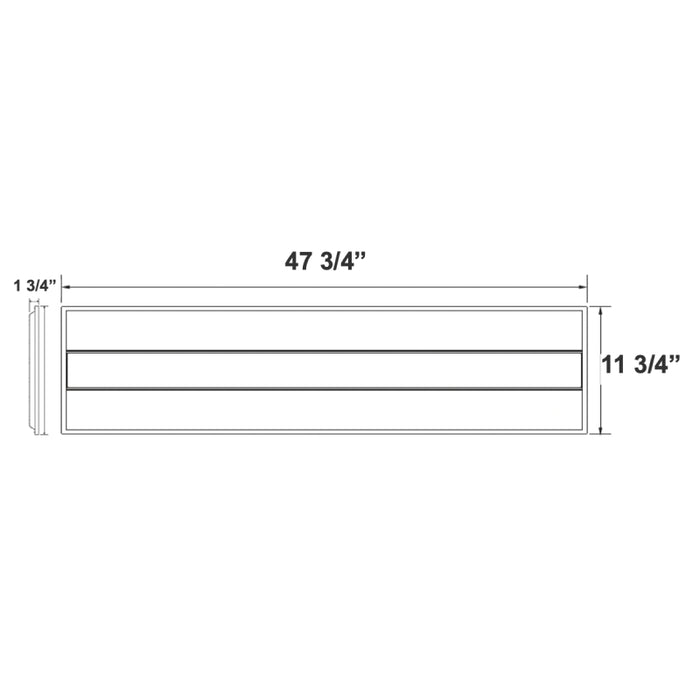 Westgate LTRB 1X4 20W/30W/40W LED Backlit Panel Light, CCT