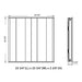Westgate LTRD 2X2 25W/30W/35W LED Dual Lens Troffer, 3CCT Selectable, 120-277V
