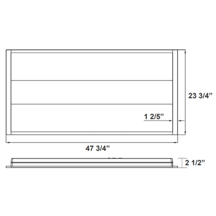 Westgate LTRE 2x4 32W/40W/50W LED Troffer, CCT - Pack of 2