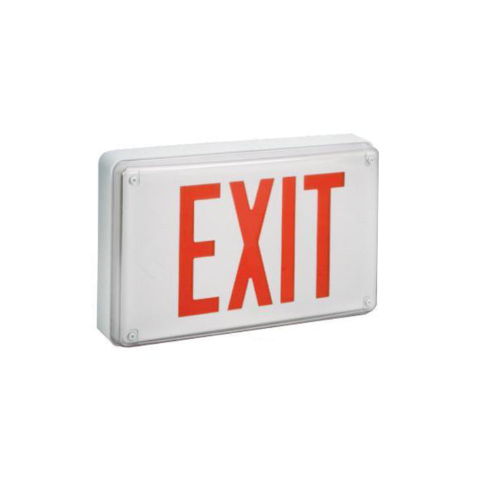 Lithonia LV Vandal resistant LED Exit Sign with Battery Backup, Single Face, 120-277V