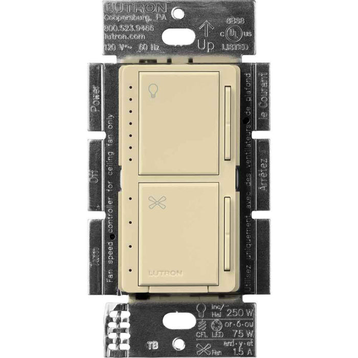 Lutron MACL-LFQ Maestro LED+ Fan Control And Light Dimmer