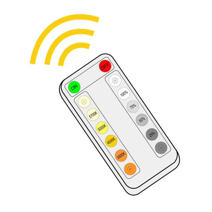 Westgate MCTP-RC1 Remote Control for Color Temperature & Power Selection