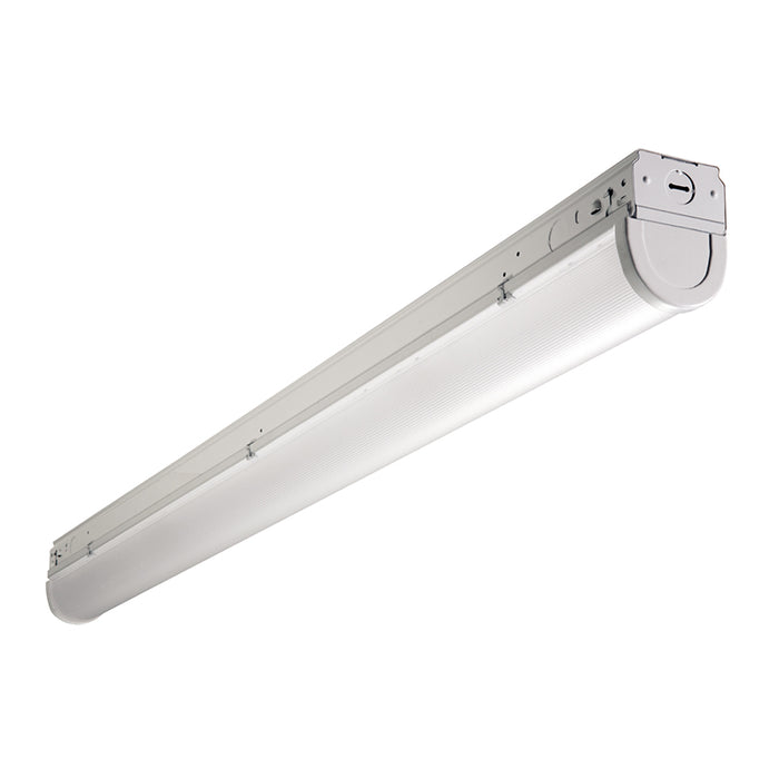 Metalux SNLED 4-ft 31W LED Lensed Strip Light, Round Lens, 4000K, 4100 Lumens, Dimmable, 120-277V