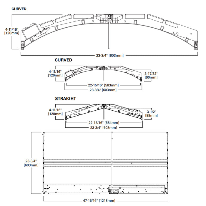 Metalux SkyRidge 2x4 31.9W LED Recessed Troffer, WaveStream