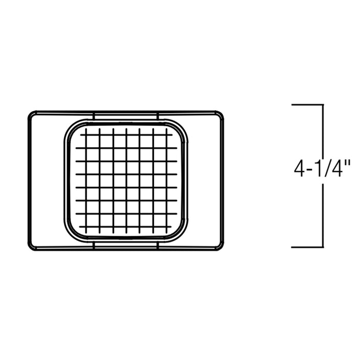 Nora NE-871LED Square LED Emergency Single Remote Head