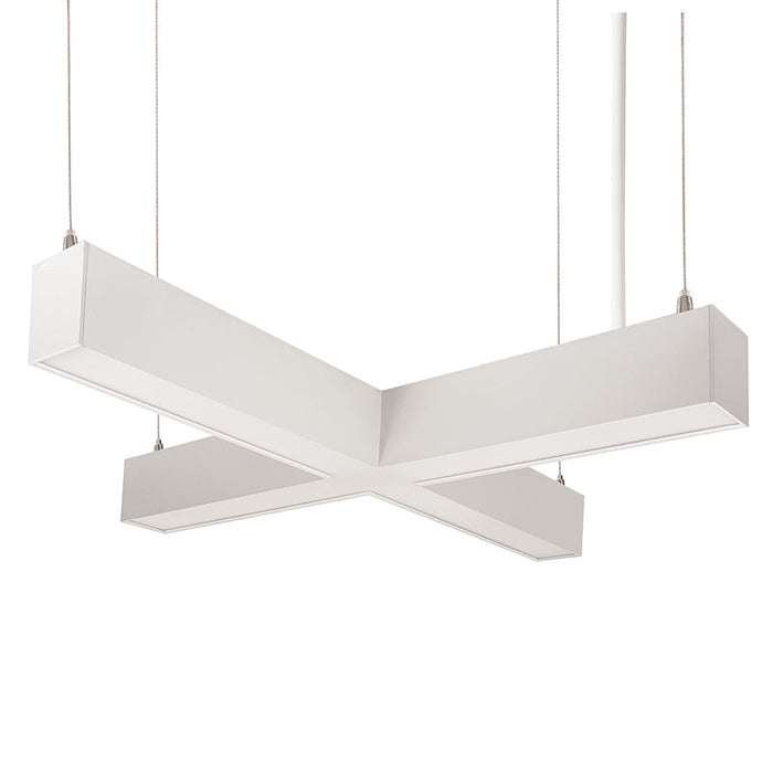 Nora NLUD-X334 "X" Shaped L-Line LED Indirect/Direct Linear, Selectable CCT