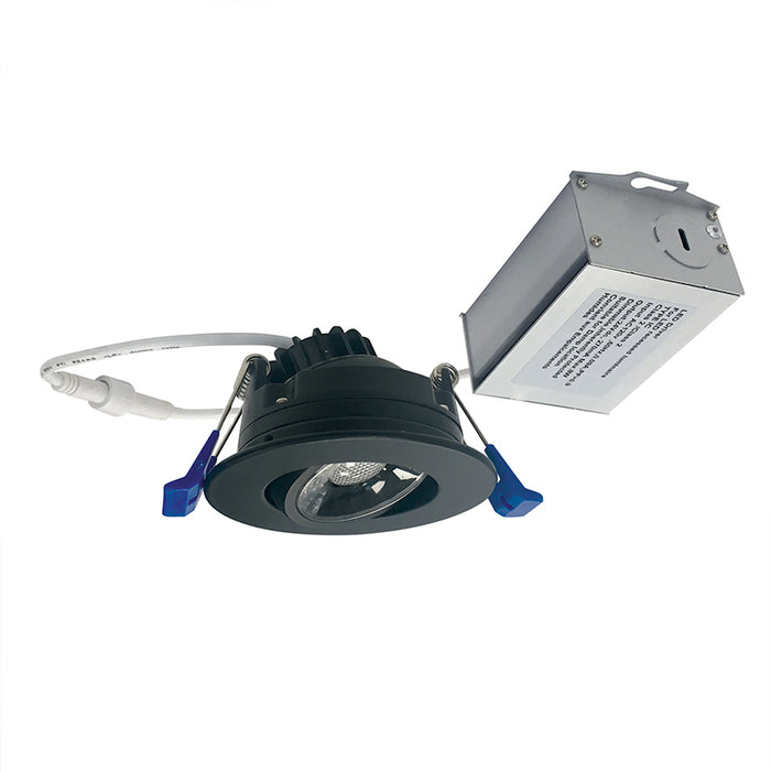 Nora NM2-2RG 2" 6W Round LED Recessed Gimbal, 2700K