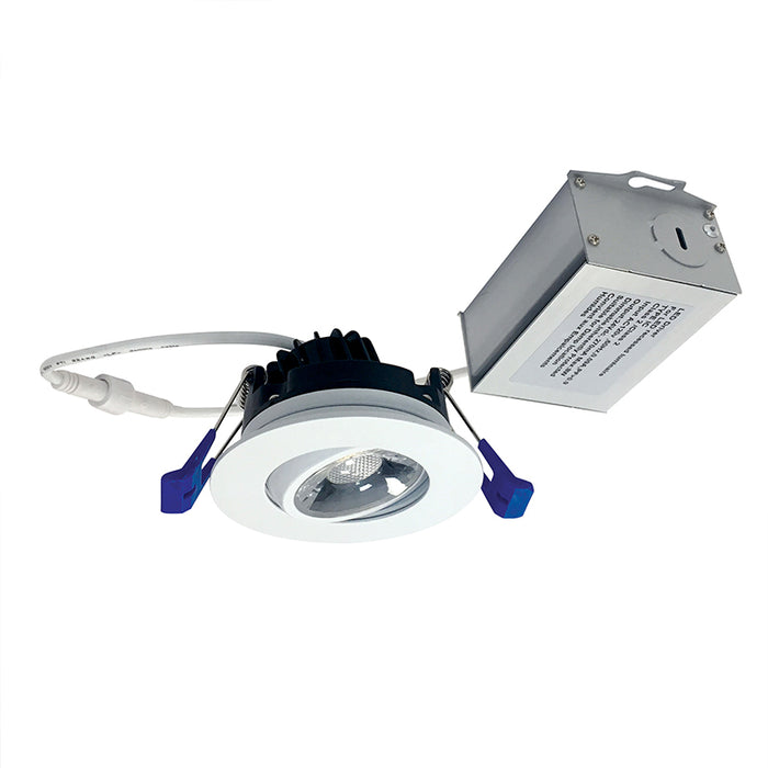 Nora NM2-2RG 2" 6W Round LED Recessed Gimbal, 2700K