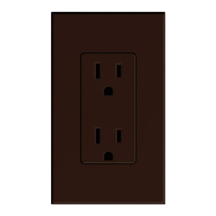 Lutron NTR-15-TR Nova T 15A Tamper Resistant Receptacle