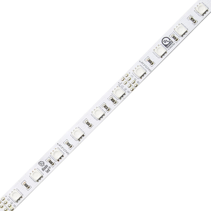 Diode LED DAZZLE 24V 4.32w/Ft RGB LED Tape Light, 100 ft.