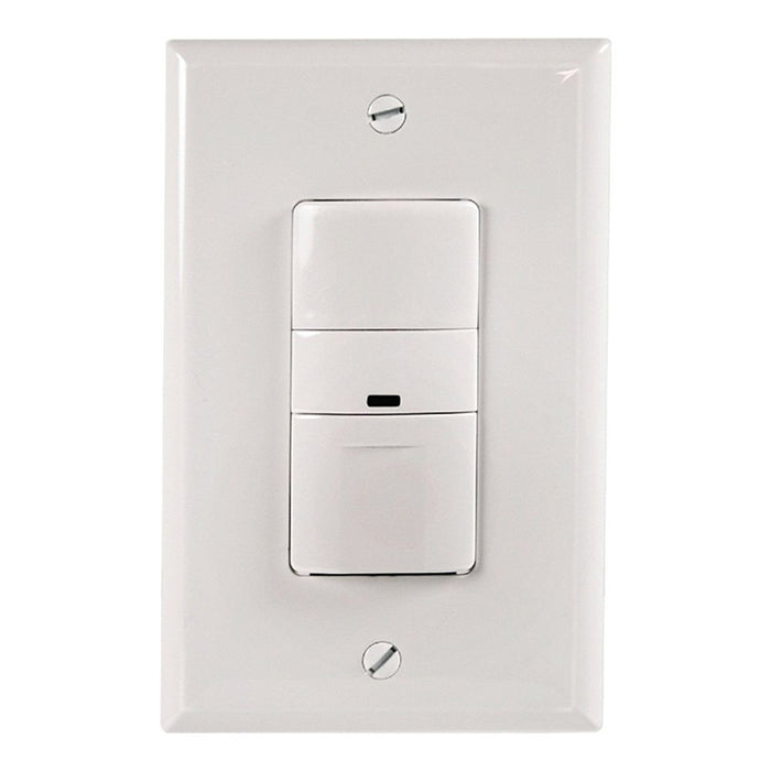 Greengate OSW-P-1001-MV 120/277V PIR Single Level Wall Switch Sensor - Ground Required