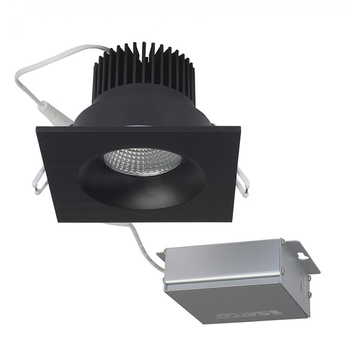 Satco 3" 12W LED Direct Wire Square Downlight, 3000K