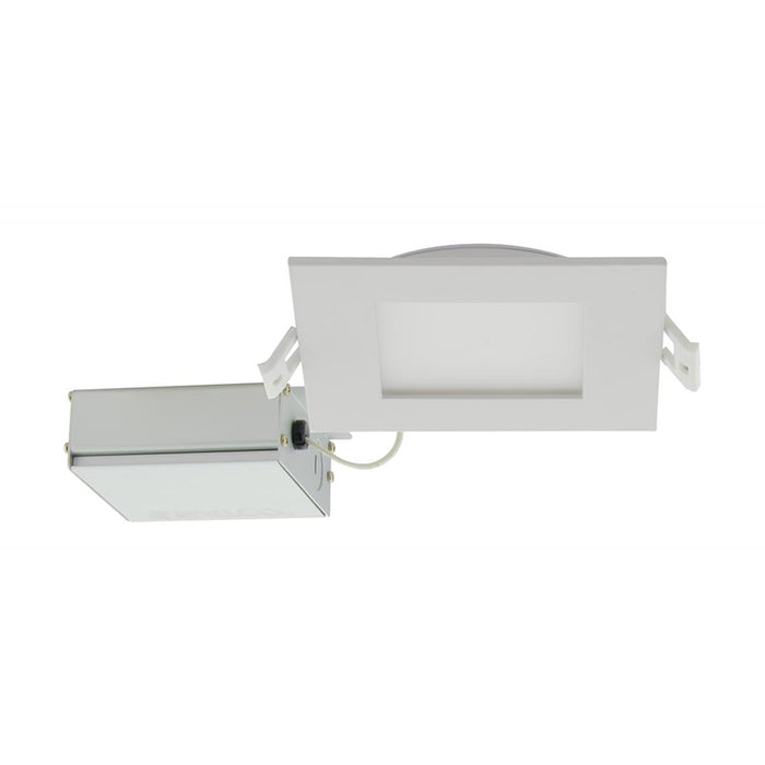 Satco S11829 4" 10W LED Direct Wire Square Downlight, CCT Selectable