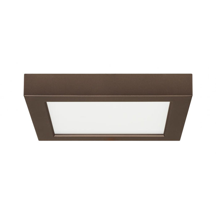 Satco 7" 13.5W LED Square Flush Mount, 3000K