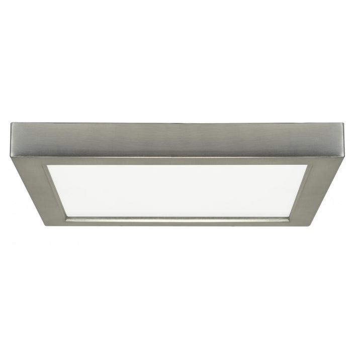 Satco 9" 18.5W LED Square Flush Mount, 3000K