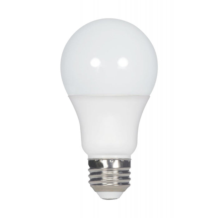 Satco S28557 5.5W A19 Non-Dimmable LED Bulb, 2700K, 4-Pack
