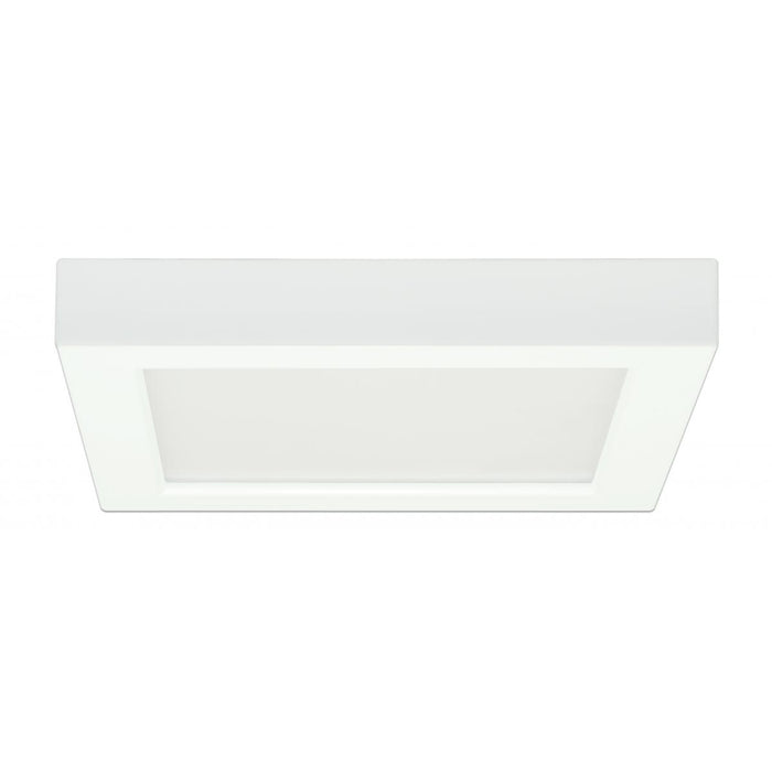 Satco 7" 13.5W LED Square Flush Mount, 3000K