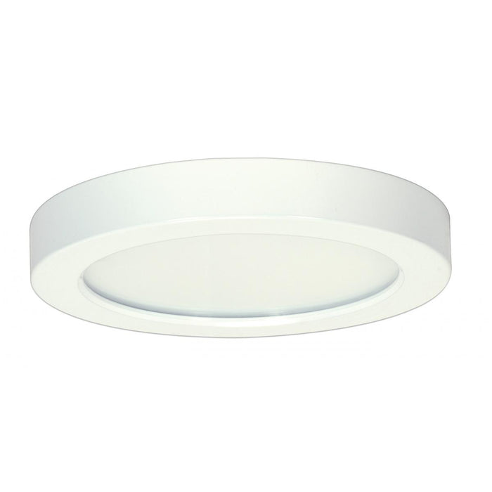 Satco S29360 7" 13.5W LED Round Flush Mount, 5000K