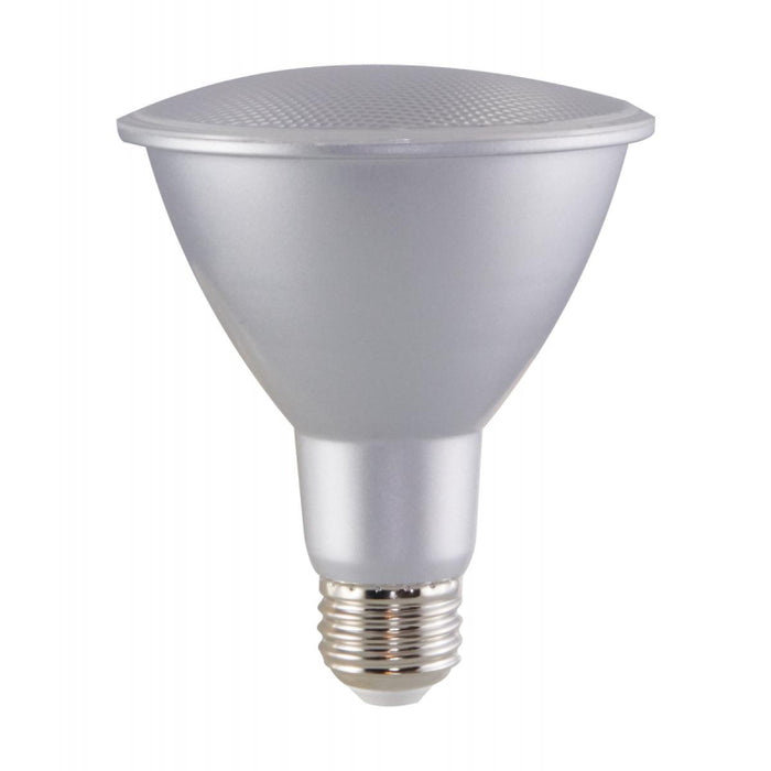 Satco S29427 12.5W PAR30LN Dimmable LED Bulb, 3500K, 25° Beam