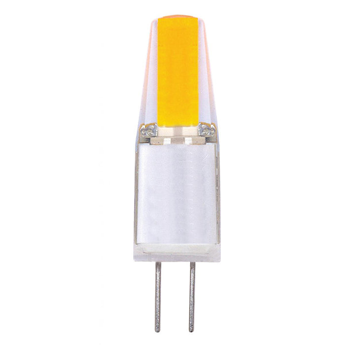 Satco S8600 1.6W T3 LED Bulb, JC G4 Base, 3000K - Carded