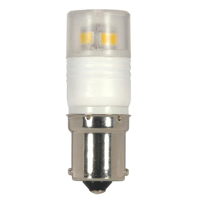 Satco S9223 2.3W T3 LED Bulb, BA15S Base, 5000K