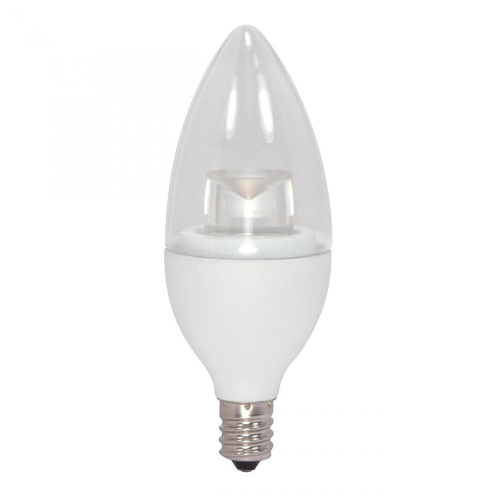 Satco S9660 4.5W B11 LED Bulb, E12 Base, 2700K, Clear
