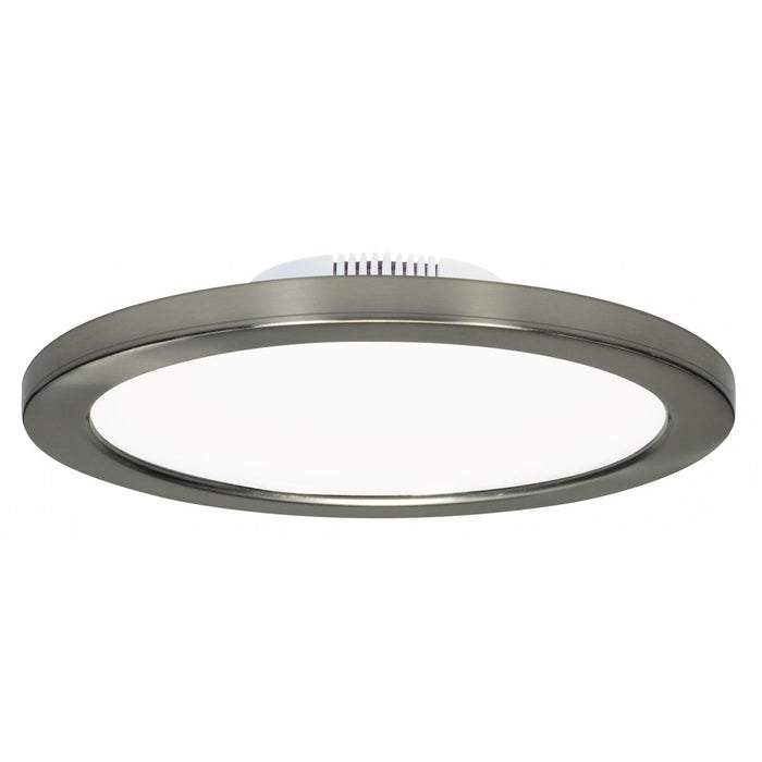 Satco Blink Slim 7" 12W LED Round Flush Mount, 3000K