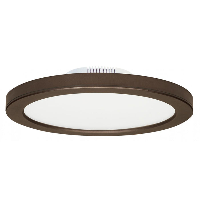 Satco Blink Slim 7" 12W LED Round Flush Mount, 3000K
