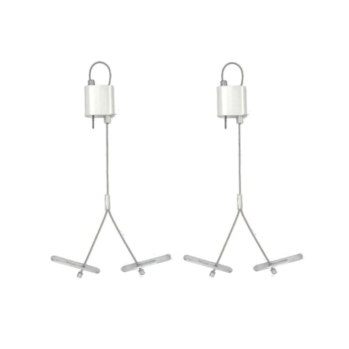 Westgate SCL-GTY210 10ft Heavy-Duty Adjustable 5/64" Suspension Kit with Loop Gripper & Toggle Ends (Set of 2)