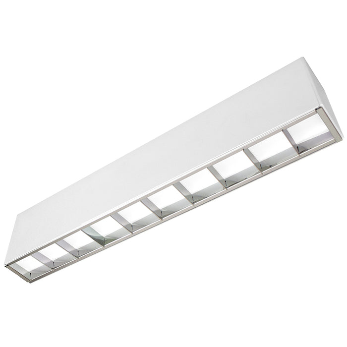 Westgate SCX 2FT 2-3/4"20W LED Linkable Linear Light, CCT Selectable, Up to 2390 Lm, Louver Lens, 120-277V
