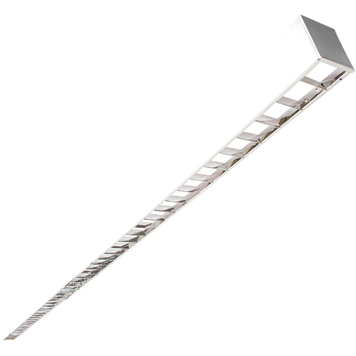 Westgate SCX 8FT, 2-3/4"W, LED Linear Lighting System, CCT Selectable, Up to 9420 Lm, Louver Lens, 120-277V
