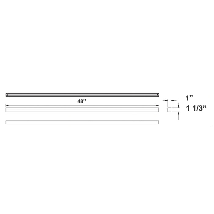 Westgate SCXT 4ft 20W/30W/40W LED Direct Linear Light, CCT, Flat Lens