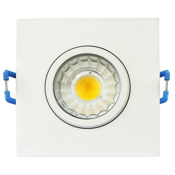 Westgate SDL3S-ADJ 3" 8W LED Square Eyeball Recessed Light, 3000K