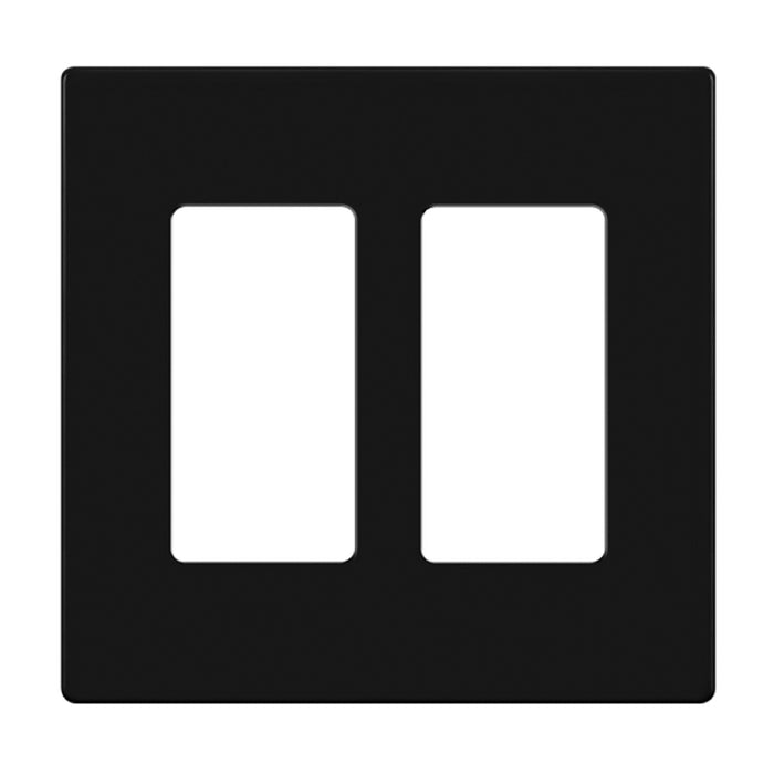 Enerlites SI8832 Screwless Decorator/GFCI Two-Gang Wall Plate