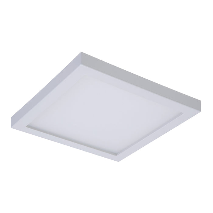 Halo SMD 4" LED Square Surface Mount Downlight, CCT Selectable, 600LM, 90CRI, 120V, Matte White